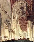 Interior of the Church of St Bavo in Haarlem